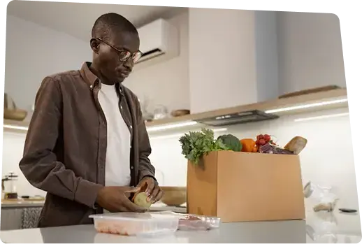 Donations for the needy