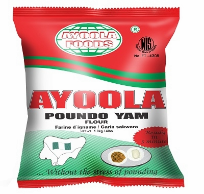 0.9KG Carton Ayoola Poundo Yam