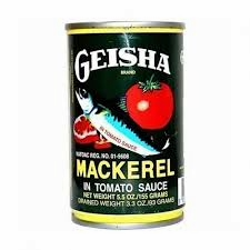 1 Carton 125G Geisha Mackerel